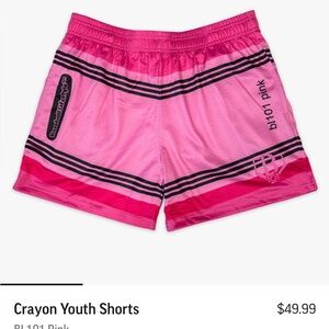 Crayon Youth Pink Shorts